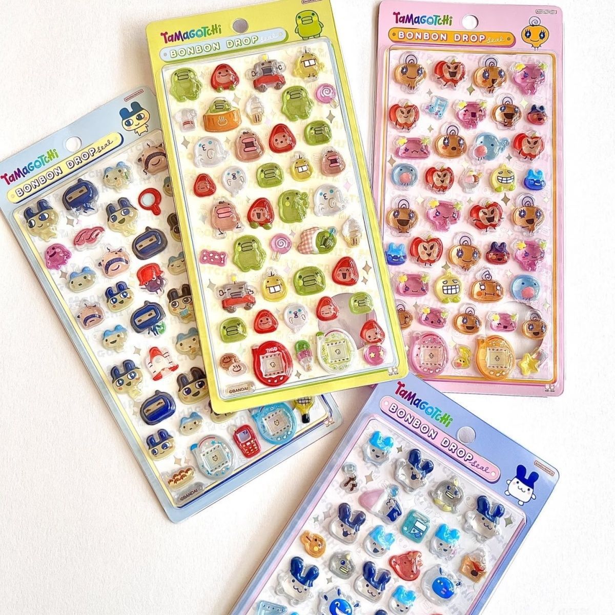 Art Craft Store - Tamagotchi 3D Stickers - Cute Cartoon