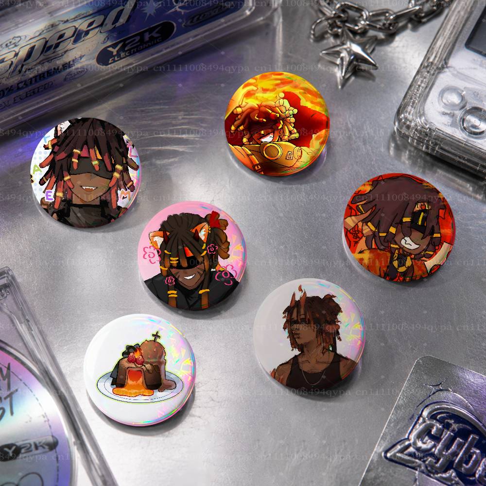 Art Craft Japan - FlameFrags FlameFrogs Pin Laser Badge Decoration