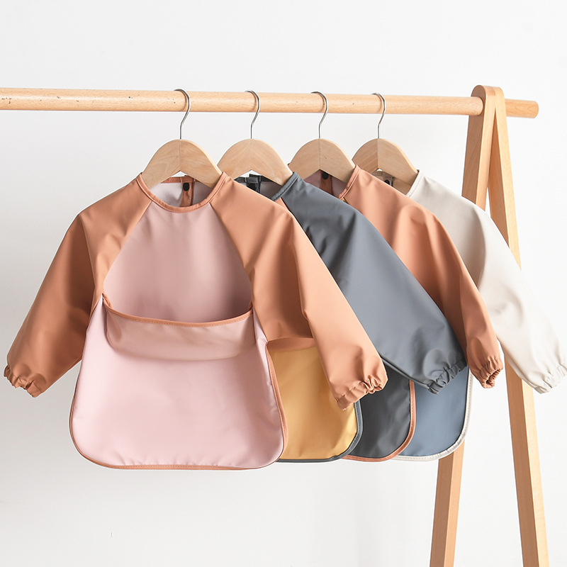 Kids Baby Long Sleeved PU Bibs - Art Craft 2 Year Olds review and price