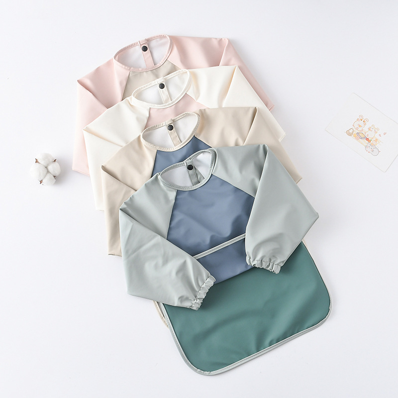 Kids Baby Long Sleeved PU Bibs - Art Craft 2 Year Olds review and price