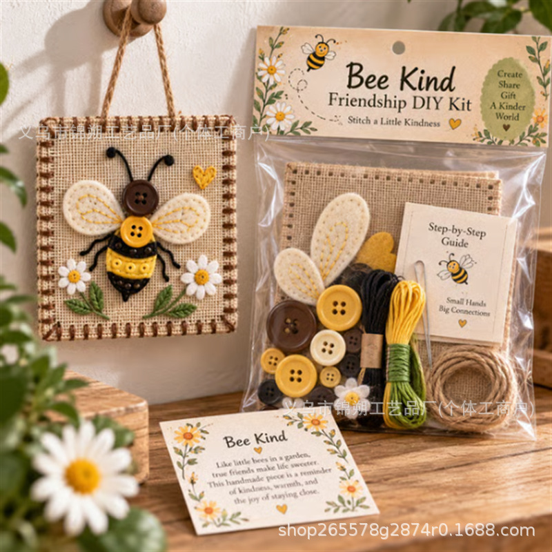 Cute Portable DIY Button Frien - Craft Art Set review and price