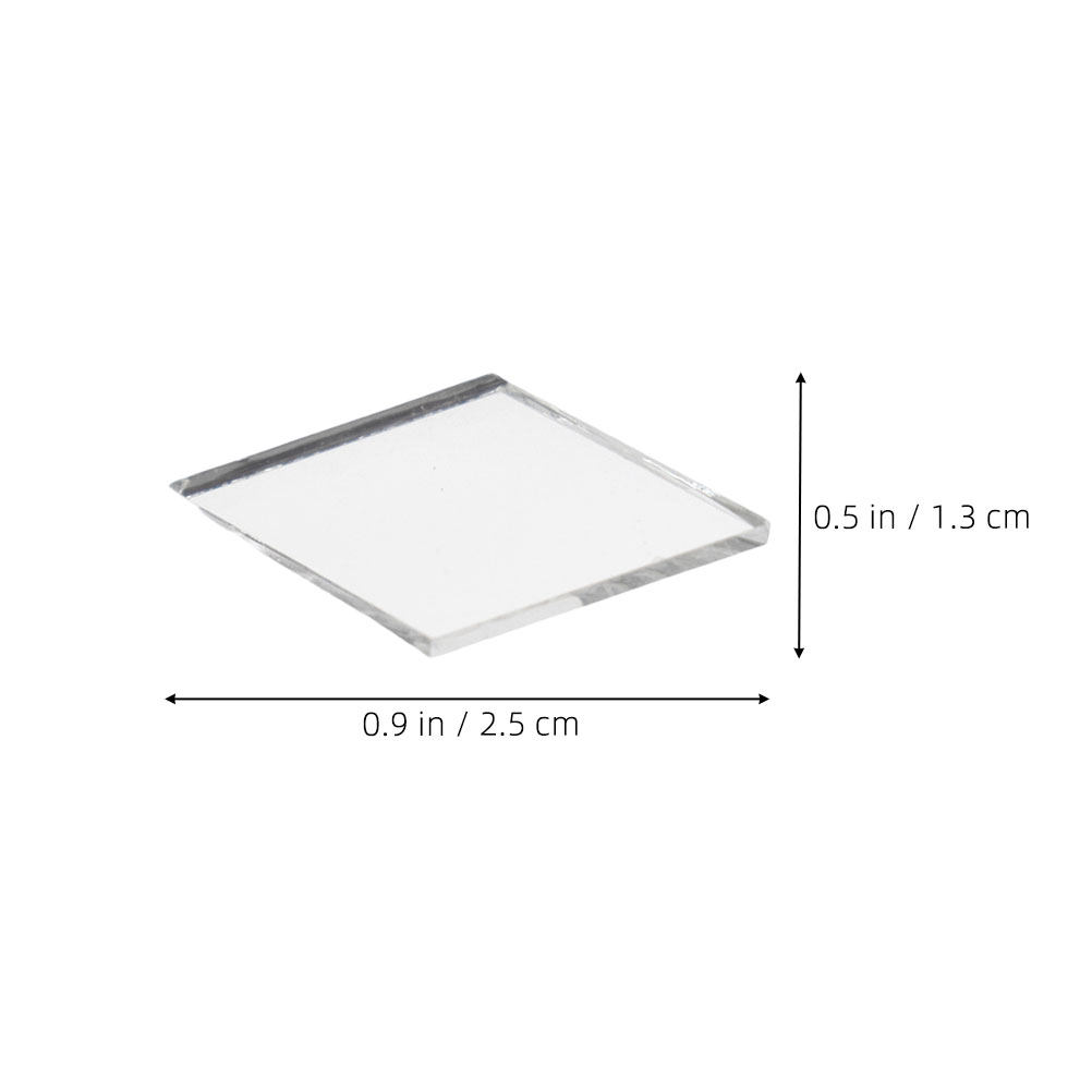 200Pcs Self Adhesive Rhombus M - Art Craft Mirror review and price