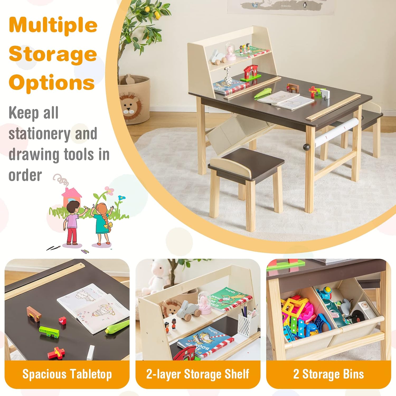 Kids Art Table and Chair Set,  - Art Craft 2 Year Olds review and price