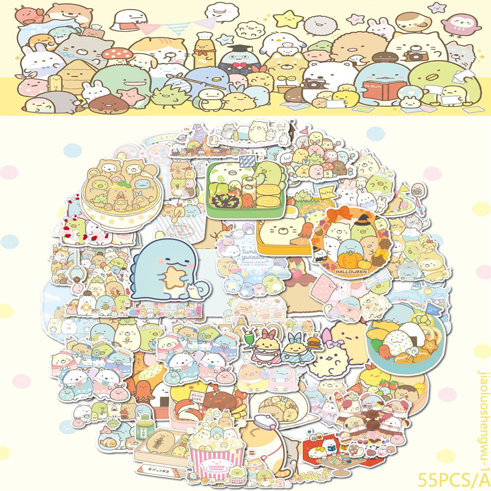 Kawaii Cartoon Sticker Pack Wa - Art Craft Notebook review and price