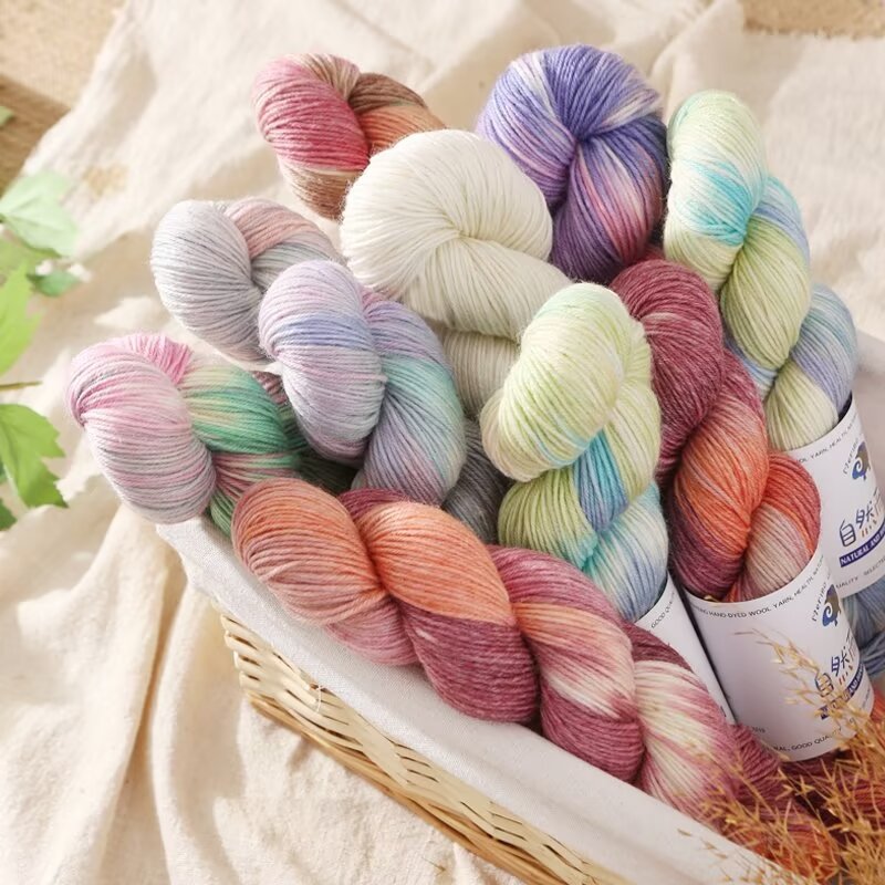 100g Soft Handmade Dyed Yarn R - Art Craft 2 Year Olds review and price