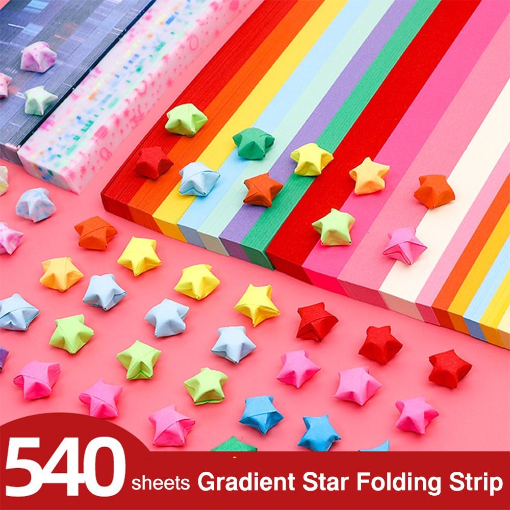540PCS Gradient Color Star Ori - Art Craft Show review and price
