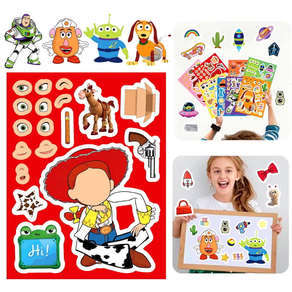 Toy Story 5 Make a Face Sticke - Art Craft Store review and price