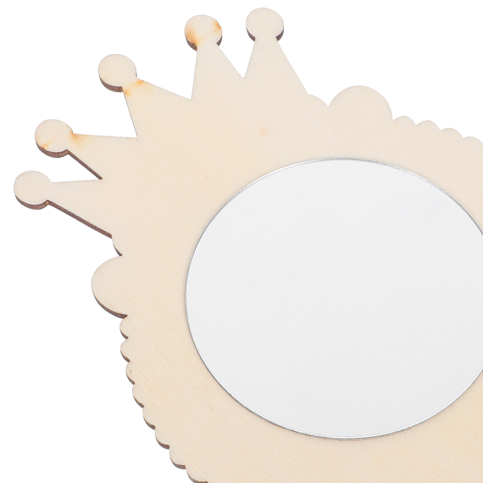 12Pcs Blank Wooden Mirror Craf - Art Craft Mirror review and price