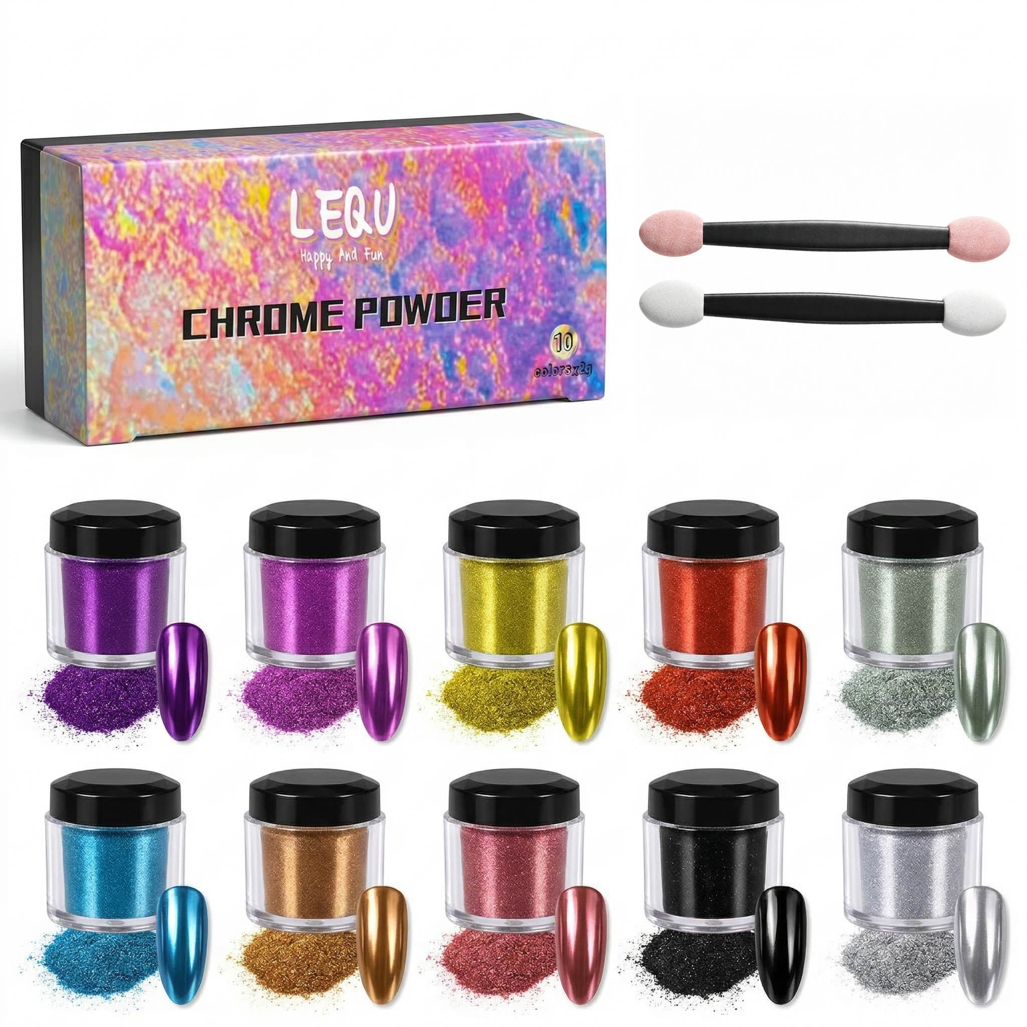 DIY 10-Color Magic Mirror Powd - Art Craft Mirror review and price