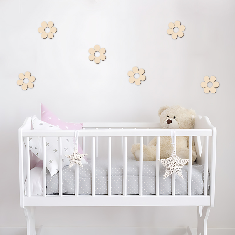 Wooden Flower Wood Cutouts Flo - Art Craft 2 Year Olds review and price