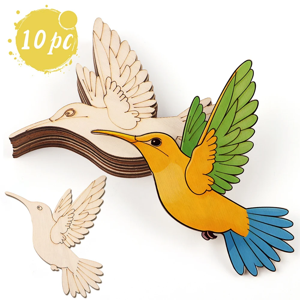 10pcs Unfinished Wood Animal B - Craft Art Set review and price