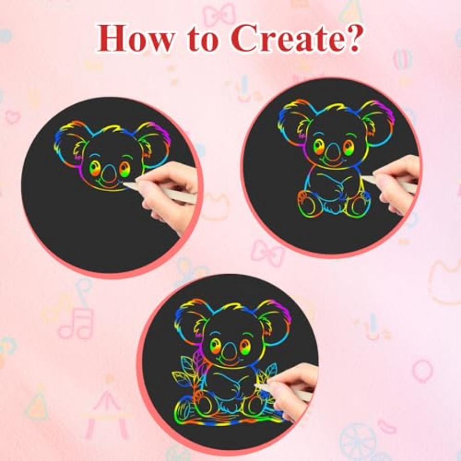 Scratch Paper Art Crafts Stock - Art Craft 2 Year Olds review and price