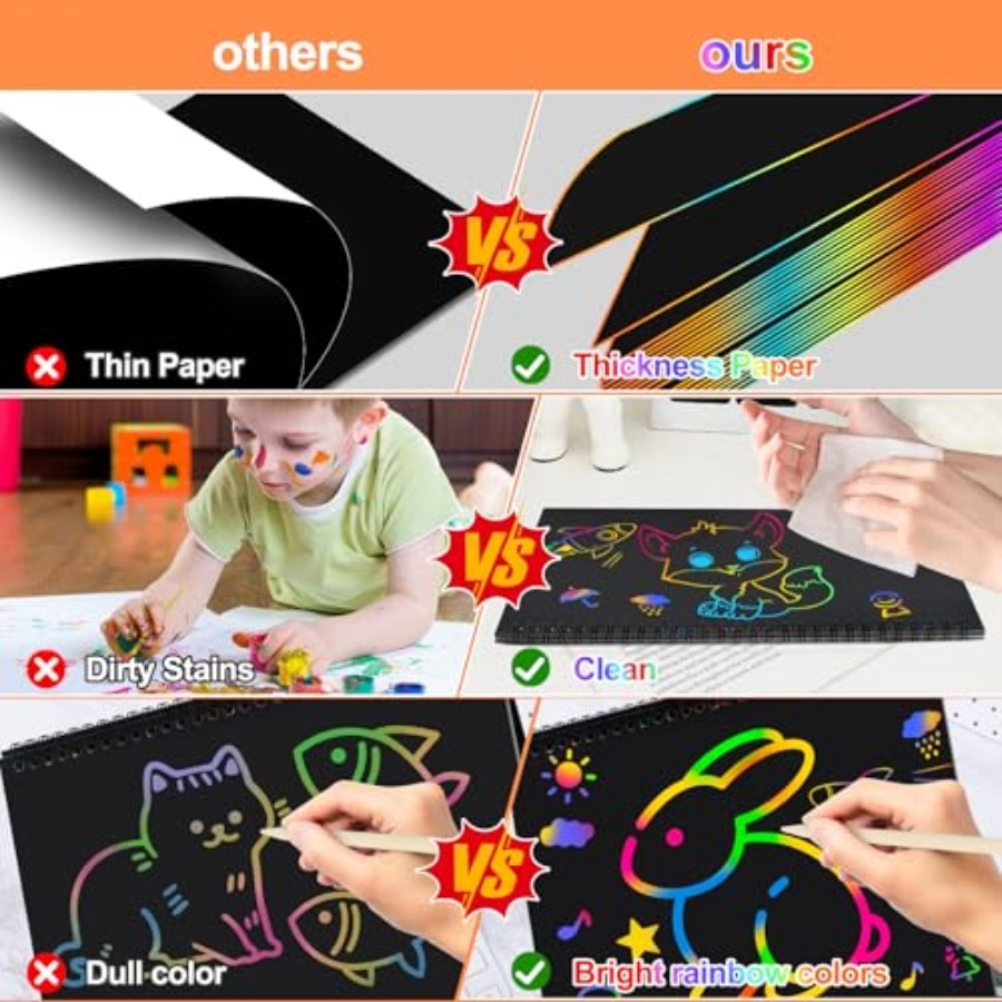 Scratch Paper Art Crafts Stock - Art Craft 2 Year Olds review and price