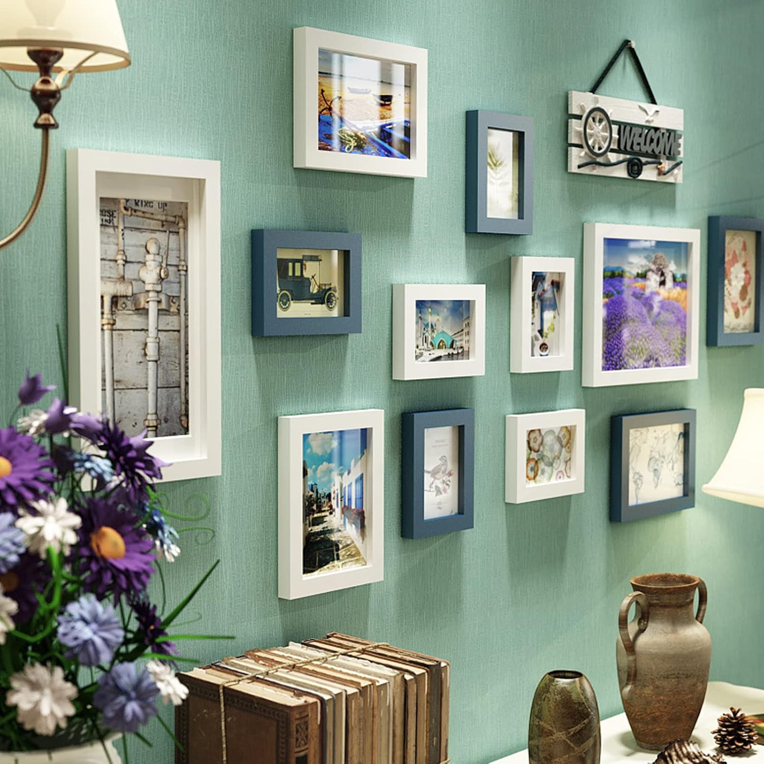 1-2Boxs Iron Photo Frame Backi - Art Craft Mirror review and price