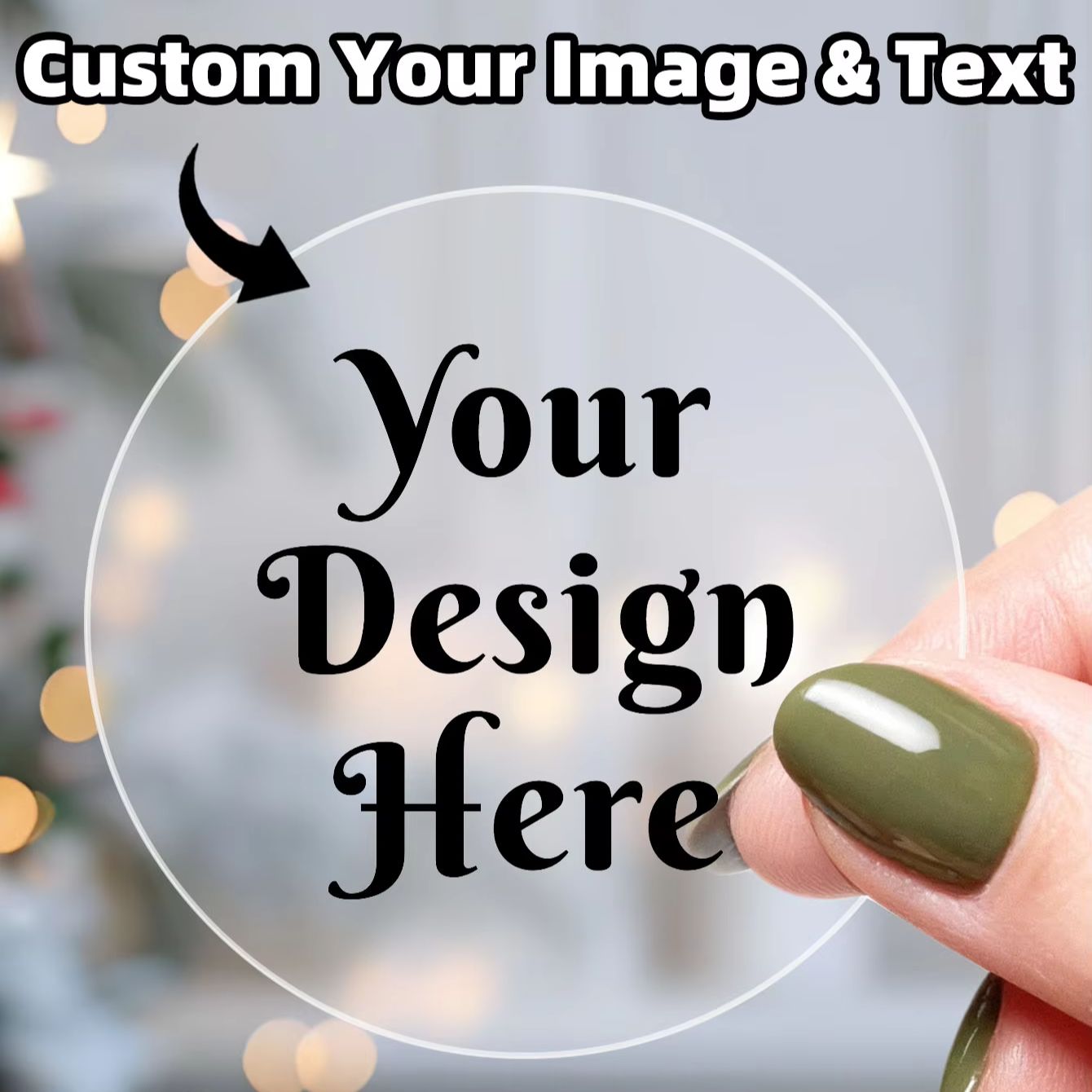 1‑120Pcs Custom Round Stickers - Art Craft Logo review and price