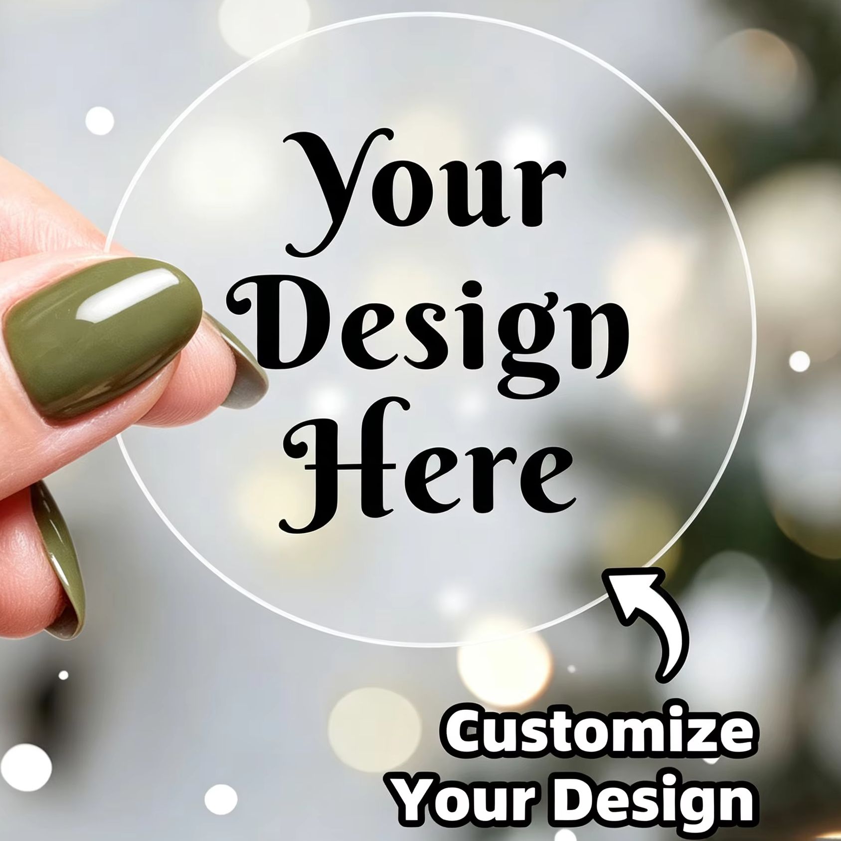 1‑120Pcs Custom Round Stickers - Art Craft Logo review and price