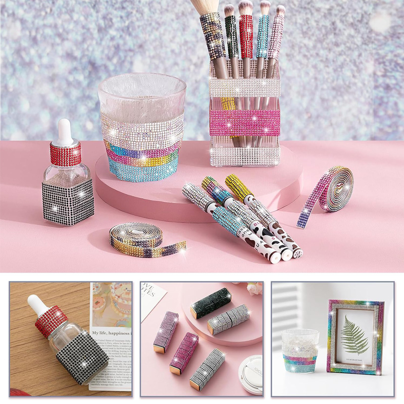 4 Row Rhinestone Ribbon Roll D - Art Craft 2 Year Olds review and price