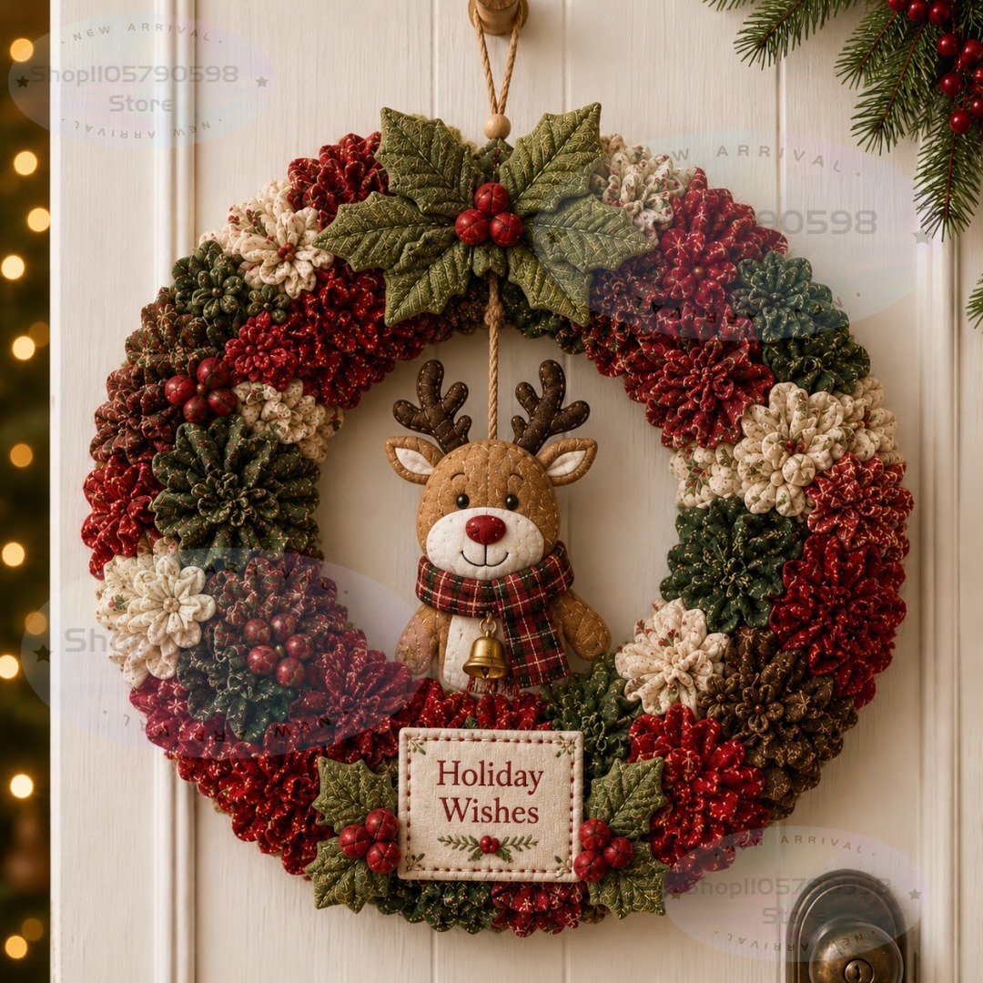 3D Fabric Poke Wreath DIY Kit, - Art Craft Store review and price