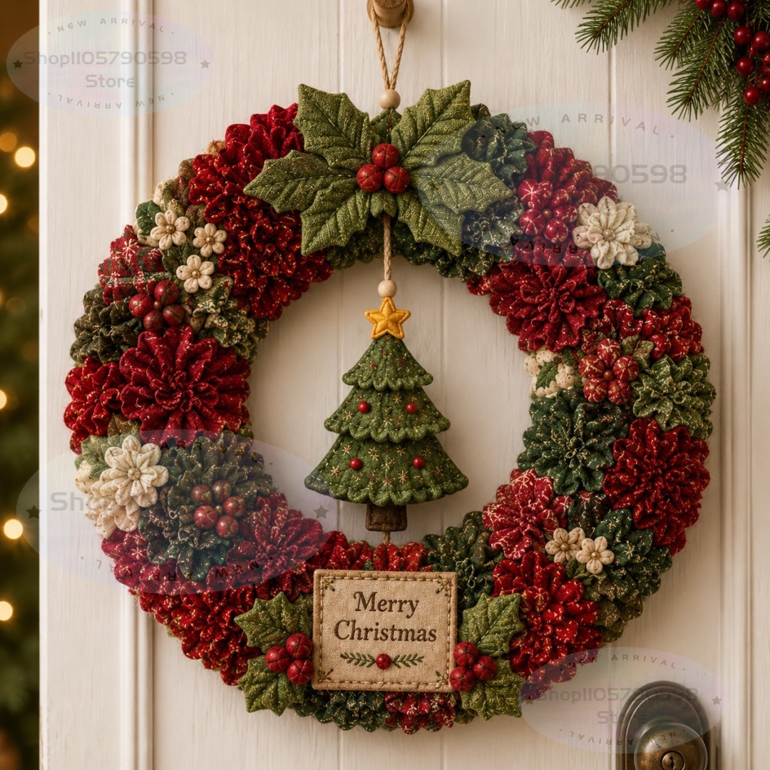 3D Fabric Poke Wreath DIY Kit, - Art Craft Store review and price