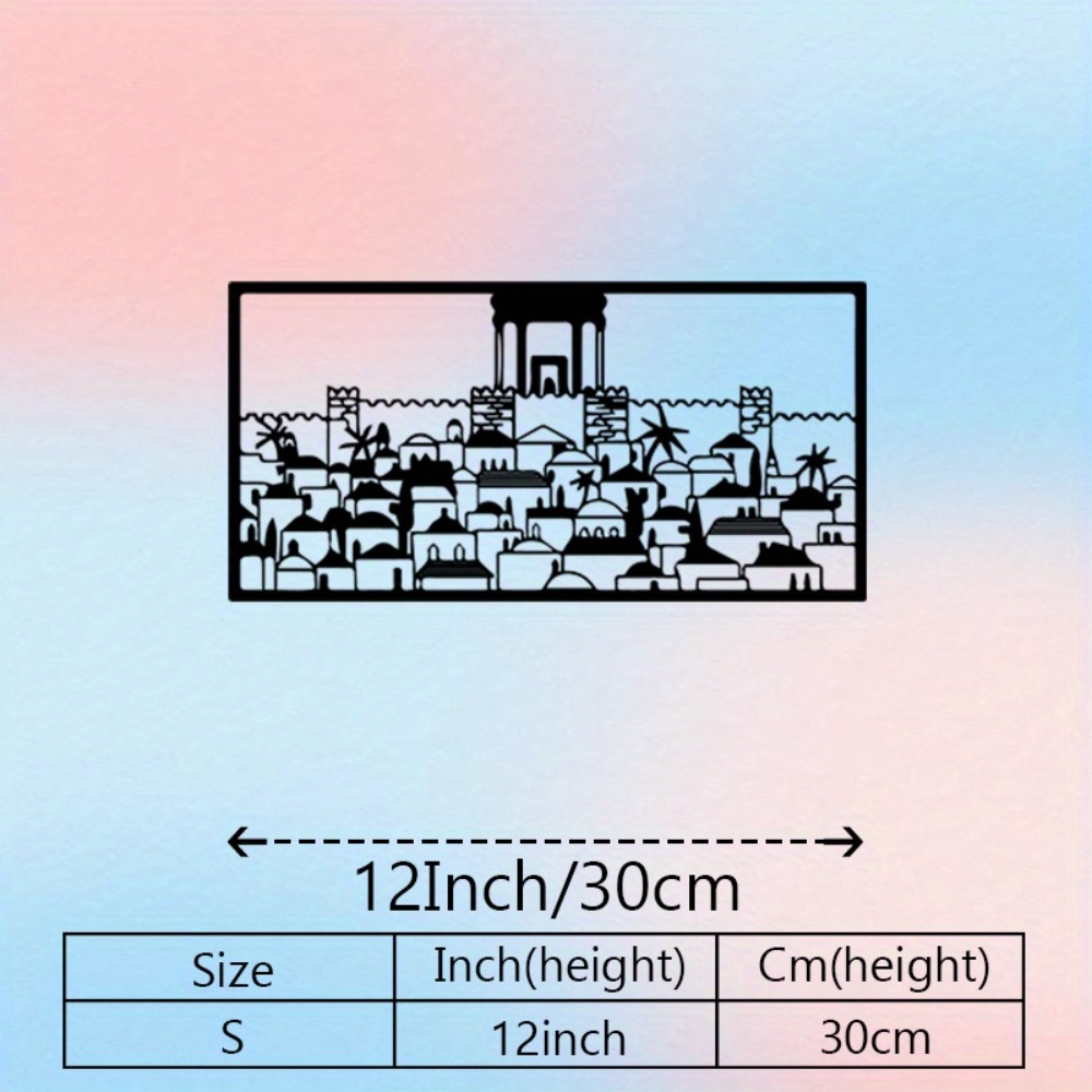 CIFBUY Metal Wall Art Jerusale - Art & Craft Valley review and price