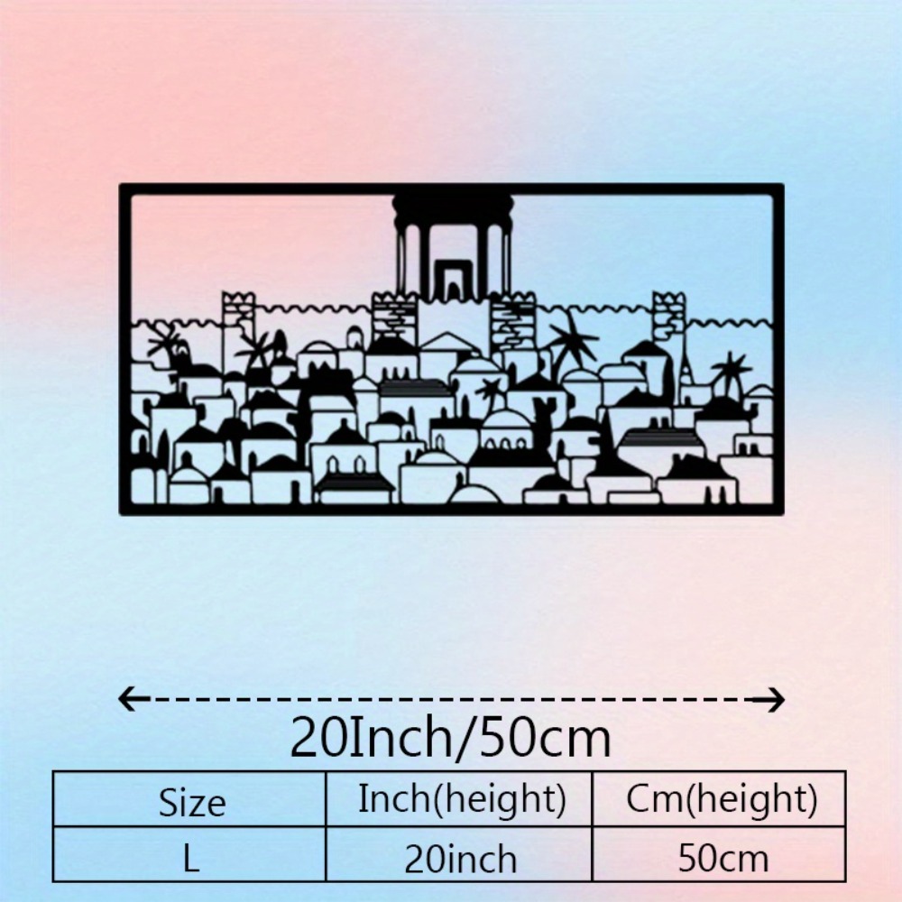 CIFBUY Metal Wall Art Jerusale - Art & Craft Valley review and price